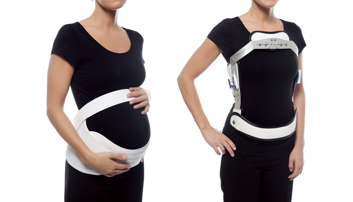 Support lombaire de grossesse et corset