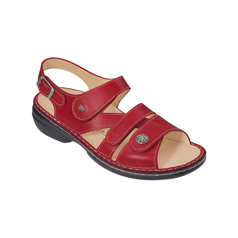 Sandale femme Finn comfort finn-comfort-sandale-femme-gomera-rouge