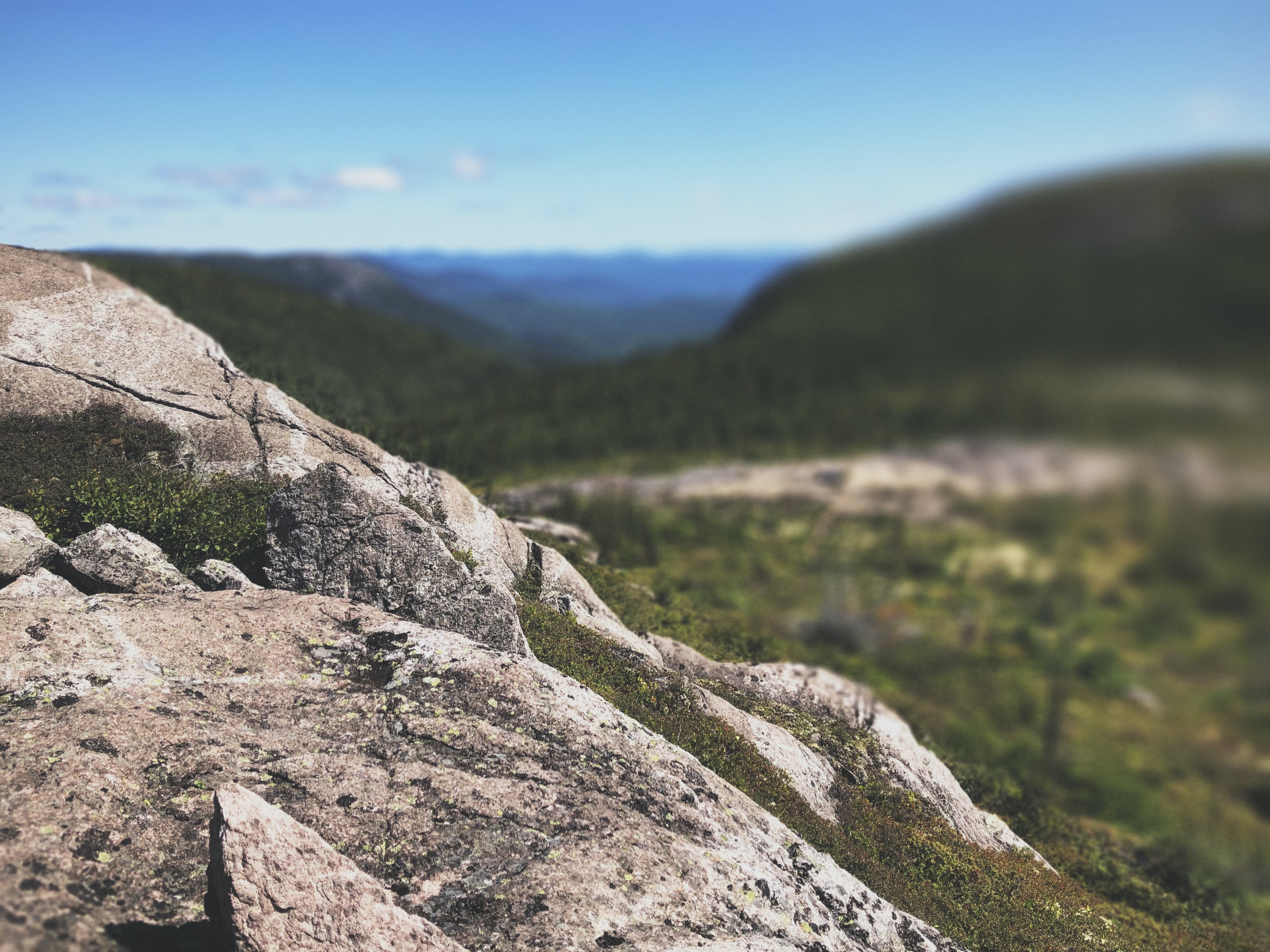 Paysage montagne et rocher